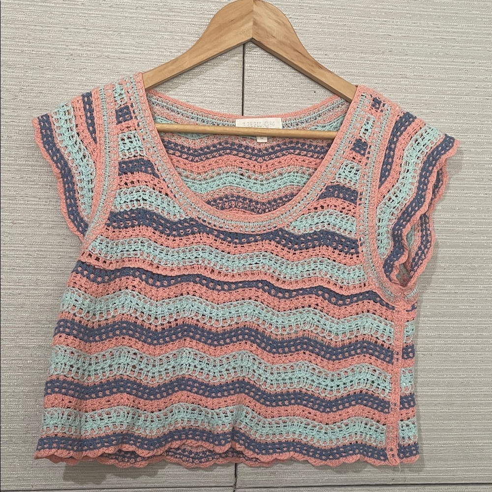 Rebellion Multicolor Crochet Top